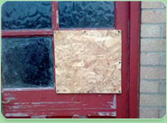 boarded up Hyde